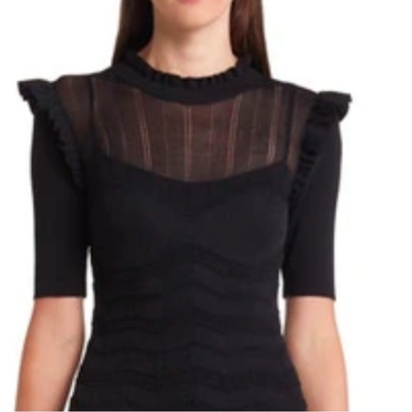 Ted Baker Bettyaa Flippy Hem Knitted Dress - Picture 5 of 5